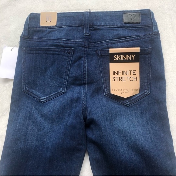 Celebrity Pink Girls Mid Rise Basic Denim Jeans - Picture 2 of 6